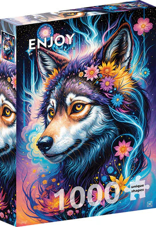 Magical Wolf Portrait 1000 Piece Puzzle
