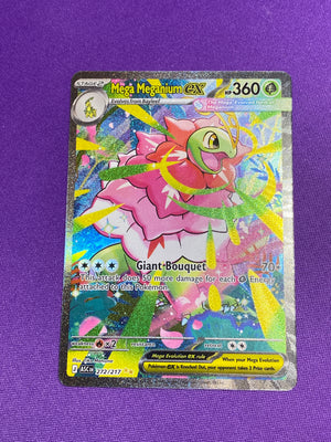 Mega Meganium ex - 272/217 Special Illustration Rare Holofoil (Cabinet-NM)