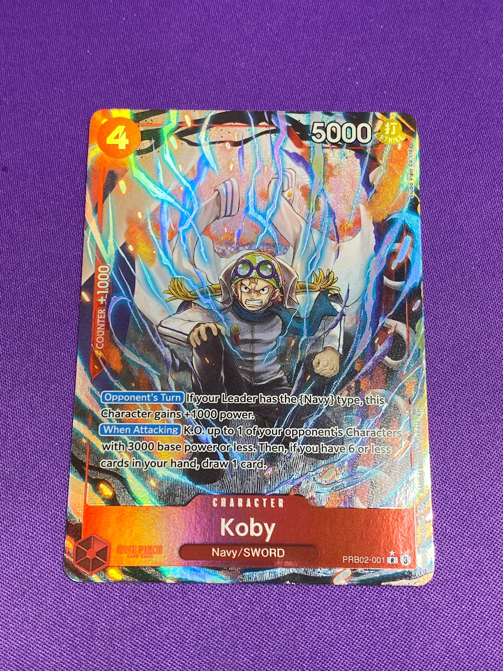 Koby (Alternate Art) (PRB02-001) - Premium Booster -The Best- Vol. 2 Foil (Cabinet-NM)