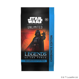 Star Wars: Unlimited - Legends of the Force - Carbonite Booster
