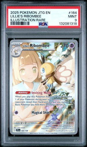 PSA 9 Lillie's Ribombee #164 Journey Together