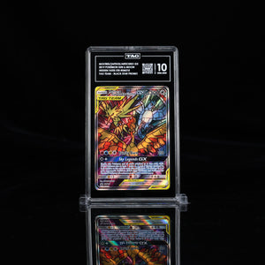 TAG 10 Moltres, Zapdos and Articuno Gx #sm210 sun & moon promo (Cabinet)