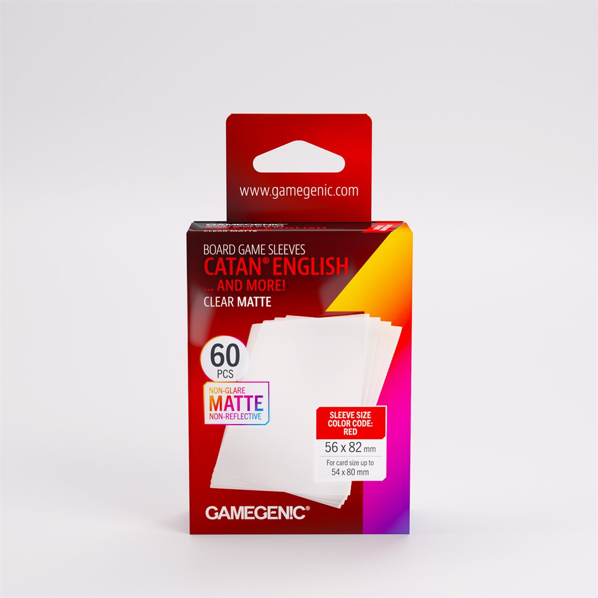 Sleeves: Gamegenic: Matte Catan-Sized Sleeves (50)
