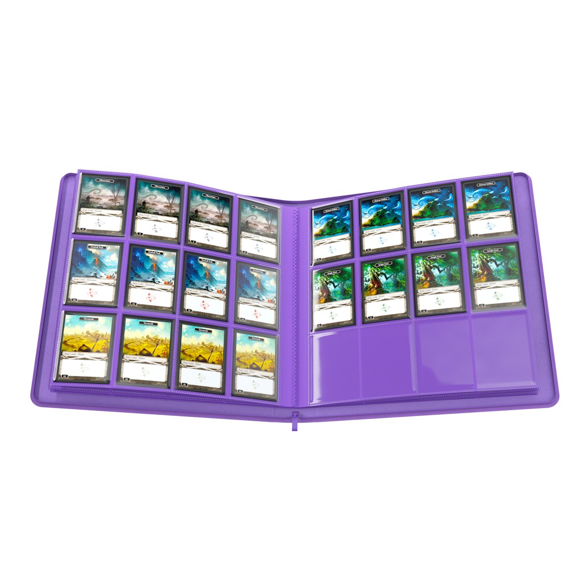 Binder: Zip-Up Album: 24-pkt: Purple