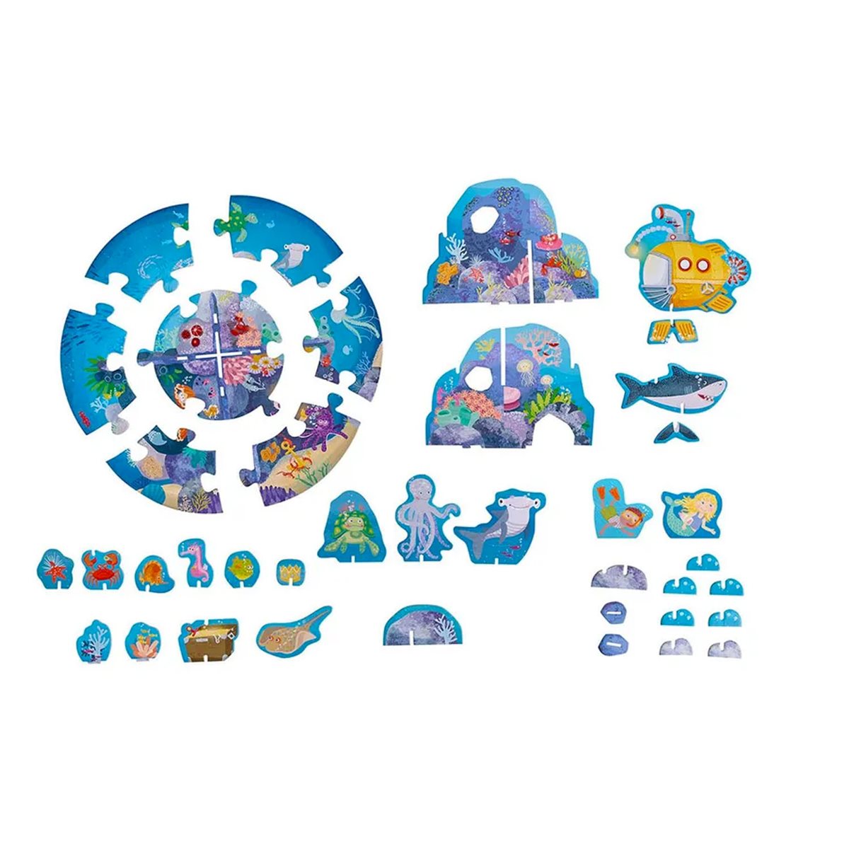 3D Puzzle Play World Underwater