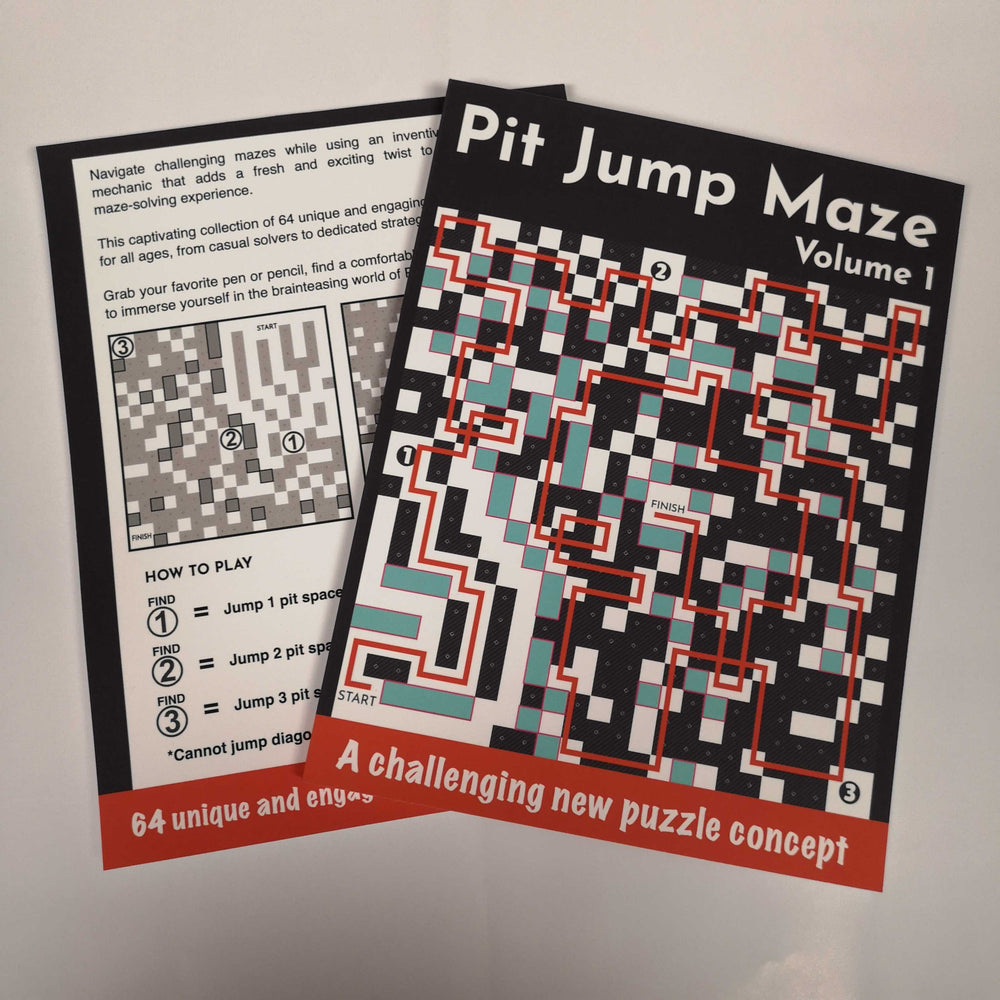 Pit Jump Maze Book Volume 1