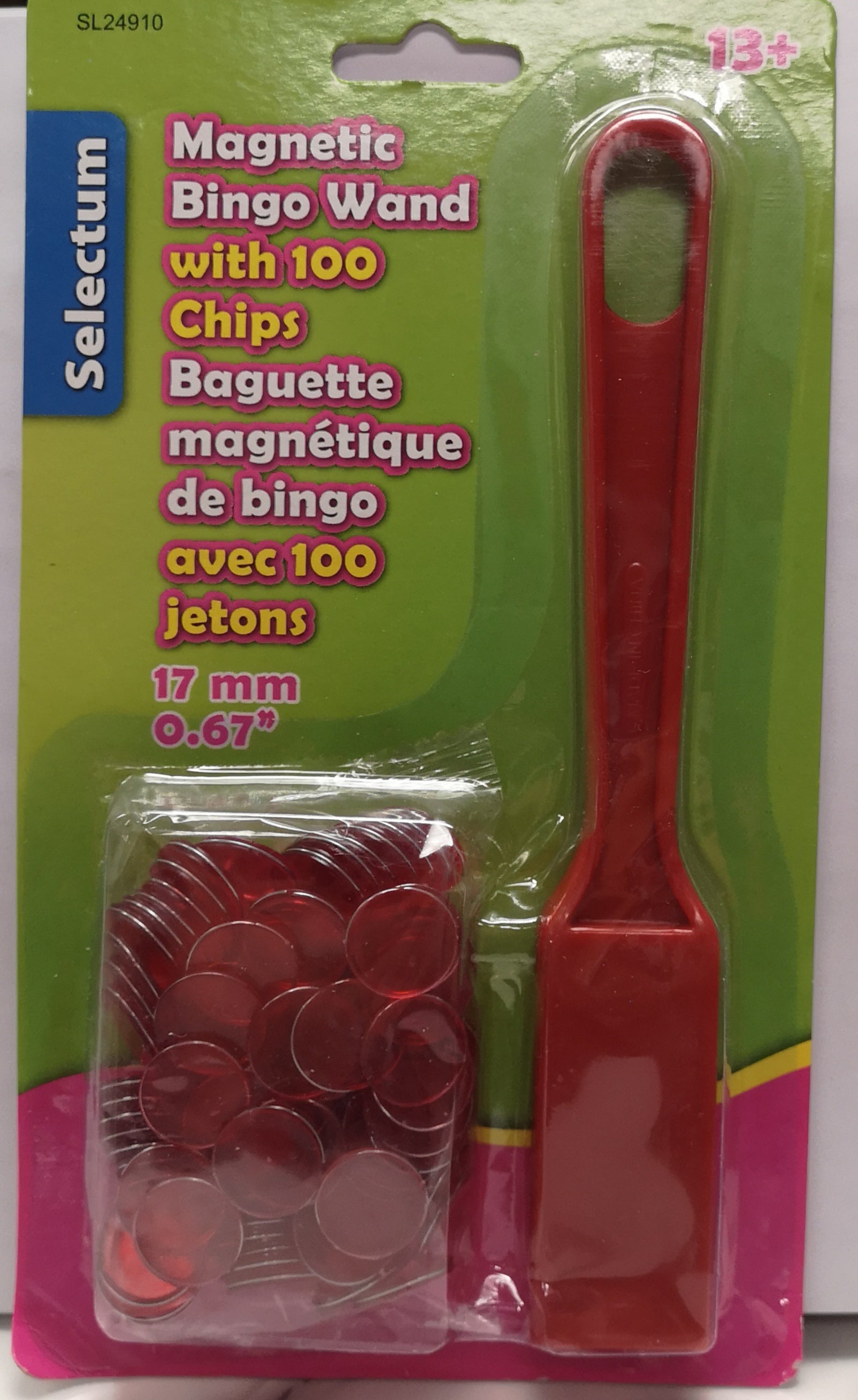Magnetic Bingo Wand with 100 Chips