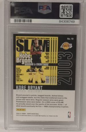2020 Panini Hoops Kobe Bryant Slam  Single Card (Graded)