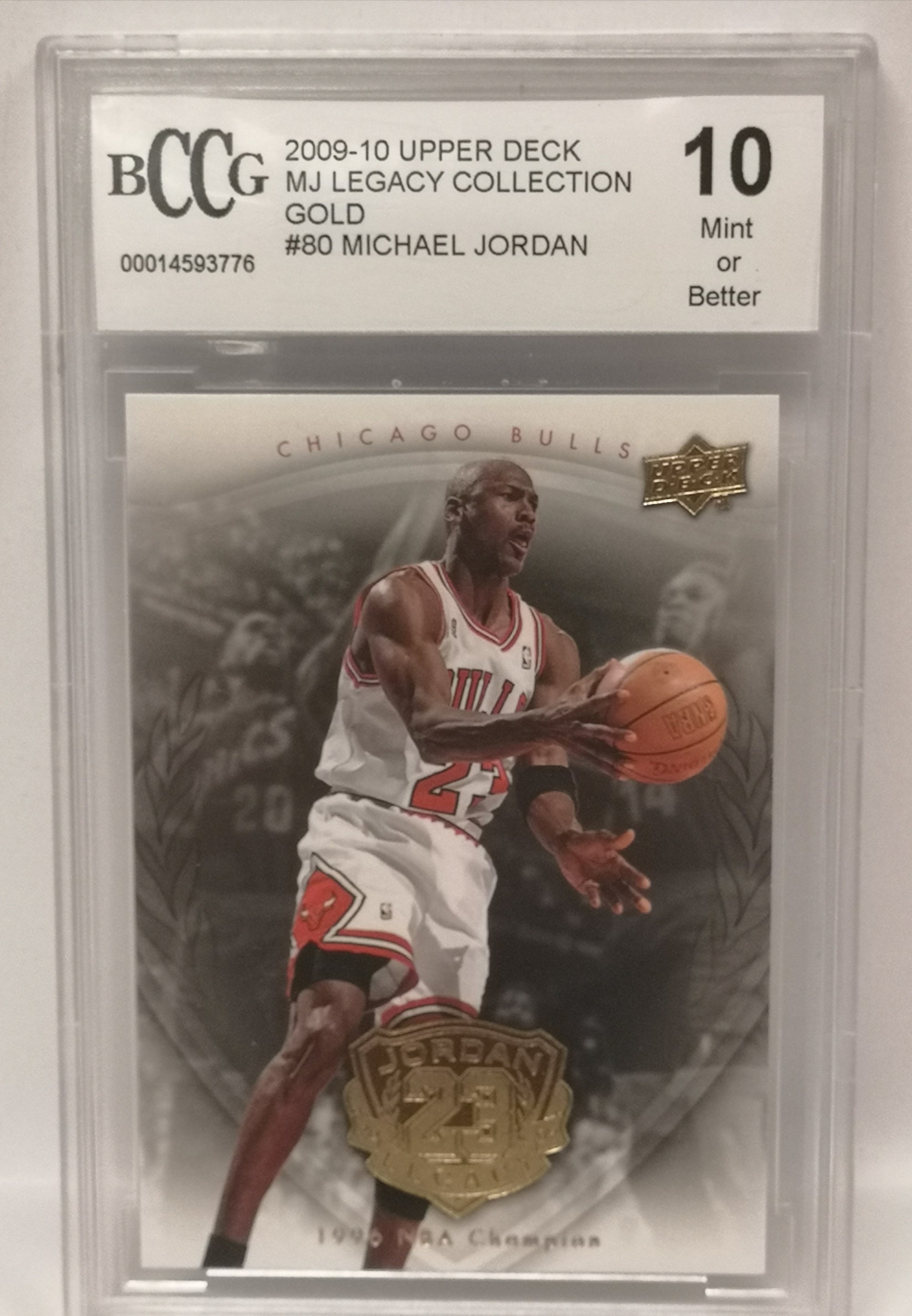 2009-10 Upper Deck MJ Legacy Collection Gold Single Card (Graded)