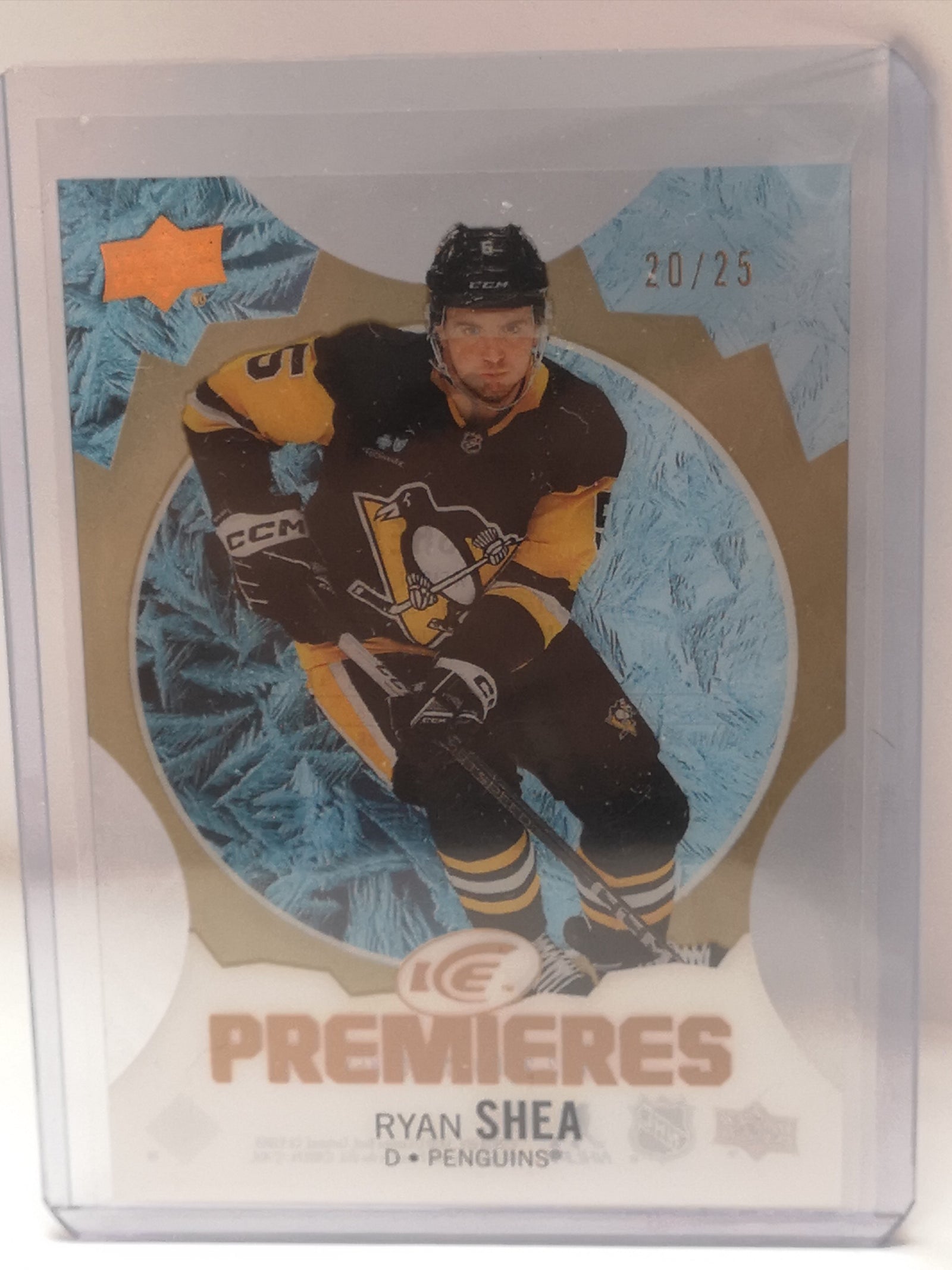 Ryan Shea #168 20/25 UD Ice Premiers Hockey