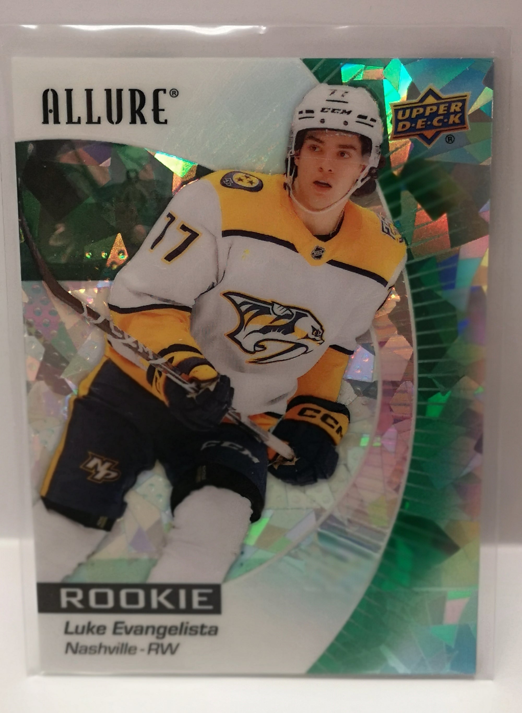 Luke Evangelista #136 08/99 2023-24 UD Allure Hockey