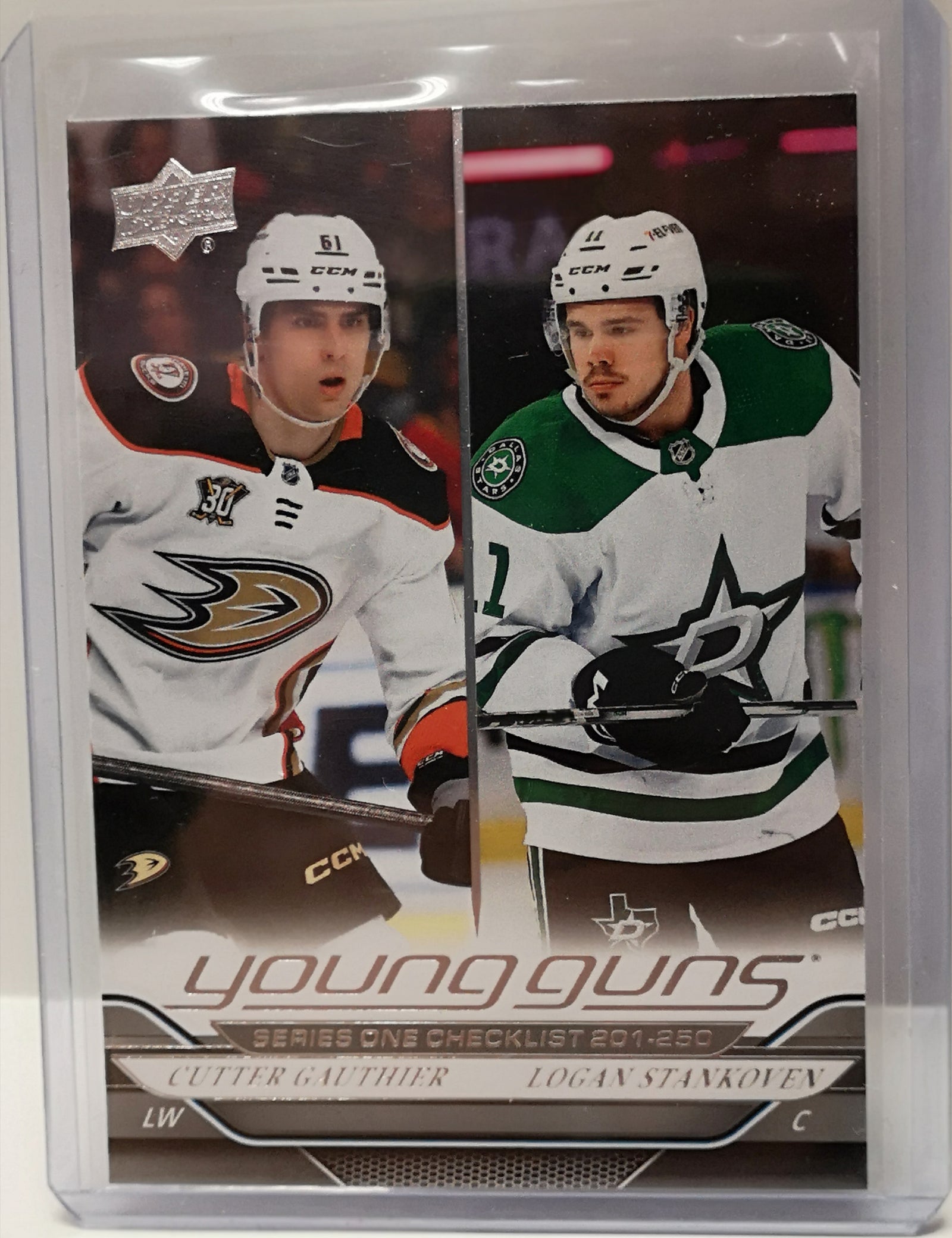 Cutter Gauthier/Logan Stankoven  #250 2024-25 Upper Deck Series 1  Young Guns