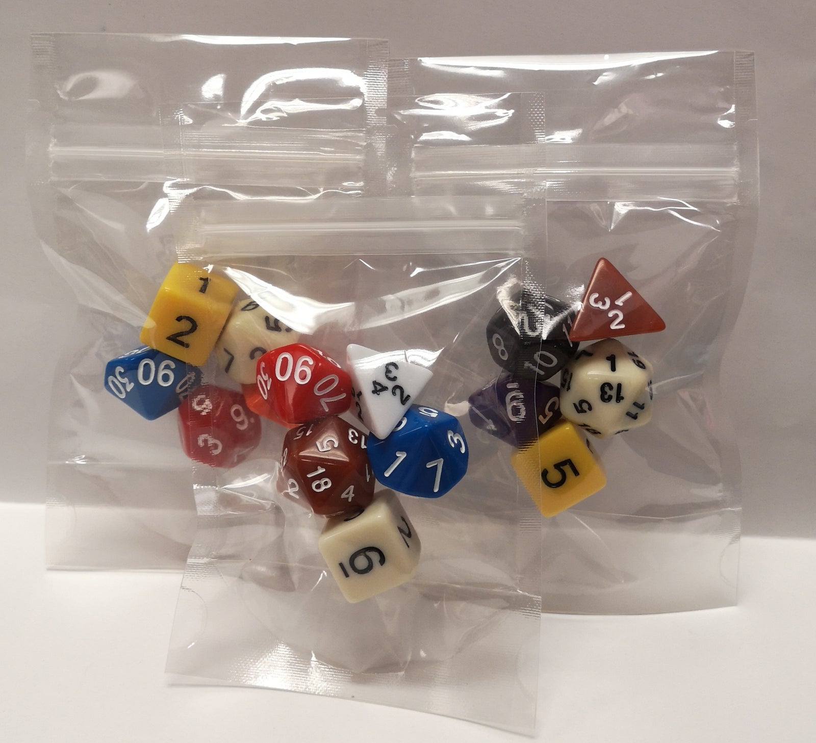 Gaming Dice assorted Bulk 5 Pack