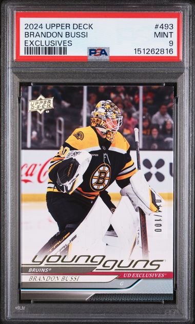 PSA 9 Brandon Bussi #493 Exclusives 11/100 (Cabinet)
