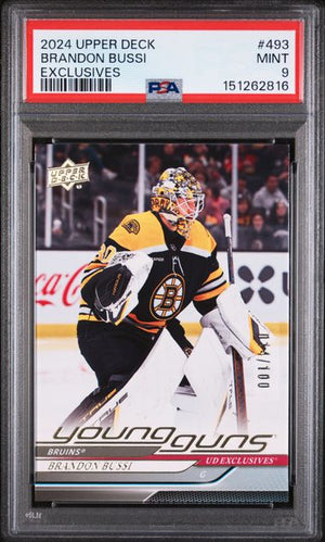 PSA 9 Brandon Bussi #493 Exclusives 11/100 (Cabinet)