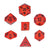 Elemental Dice 7PC Set Fire