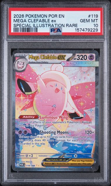 PSA 10 Mega Clefable #119 Perfect Order SIR (Cabinet)