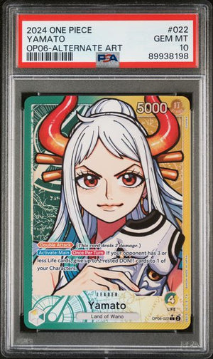 PSA 10 Yamato #22 Wings Of The Captain (Cabinet)
