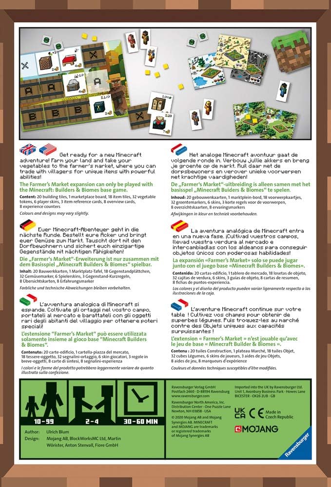 Minecraft: Builders and Biomes Farmers Market EXP