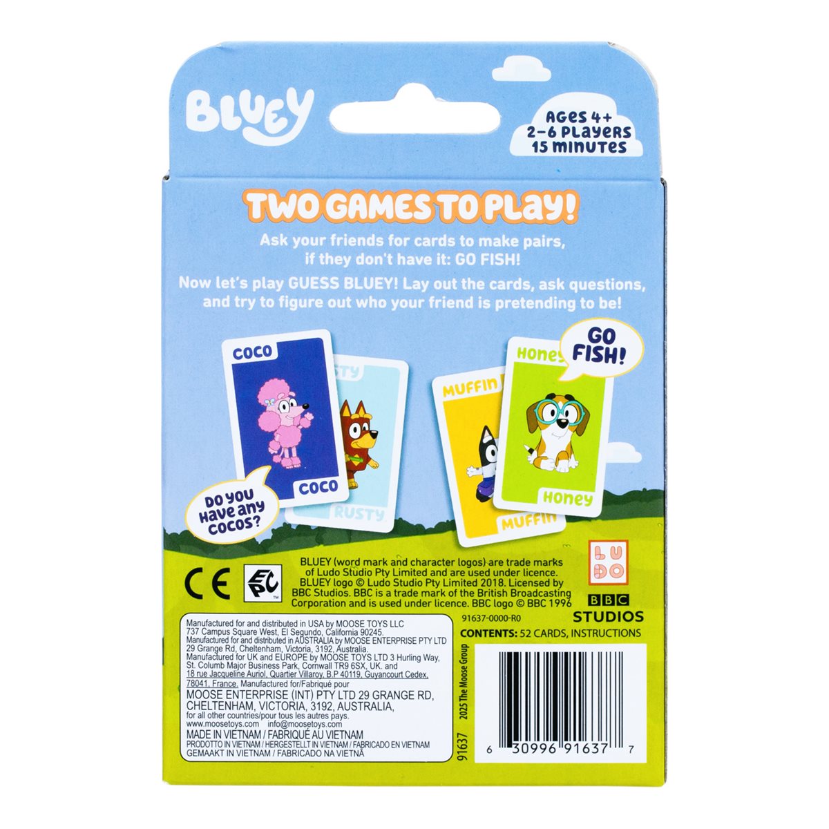 Bluey: Card Games- Go Fish