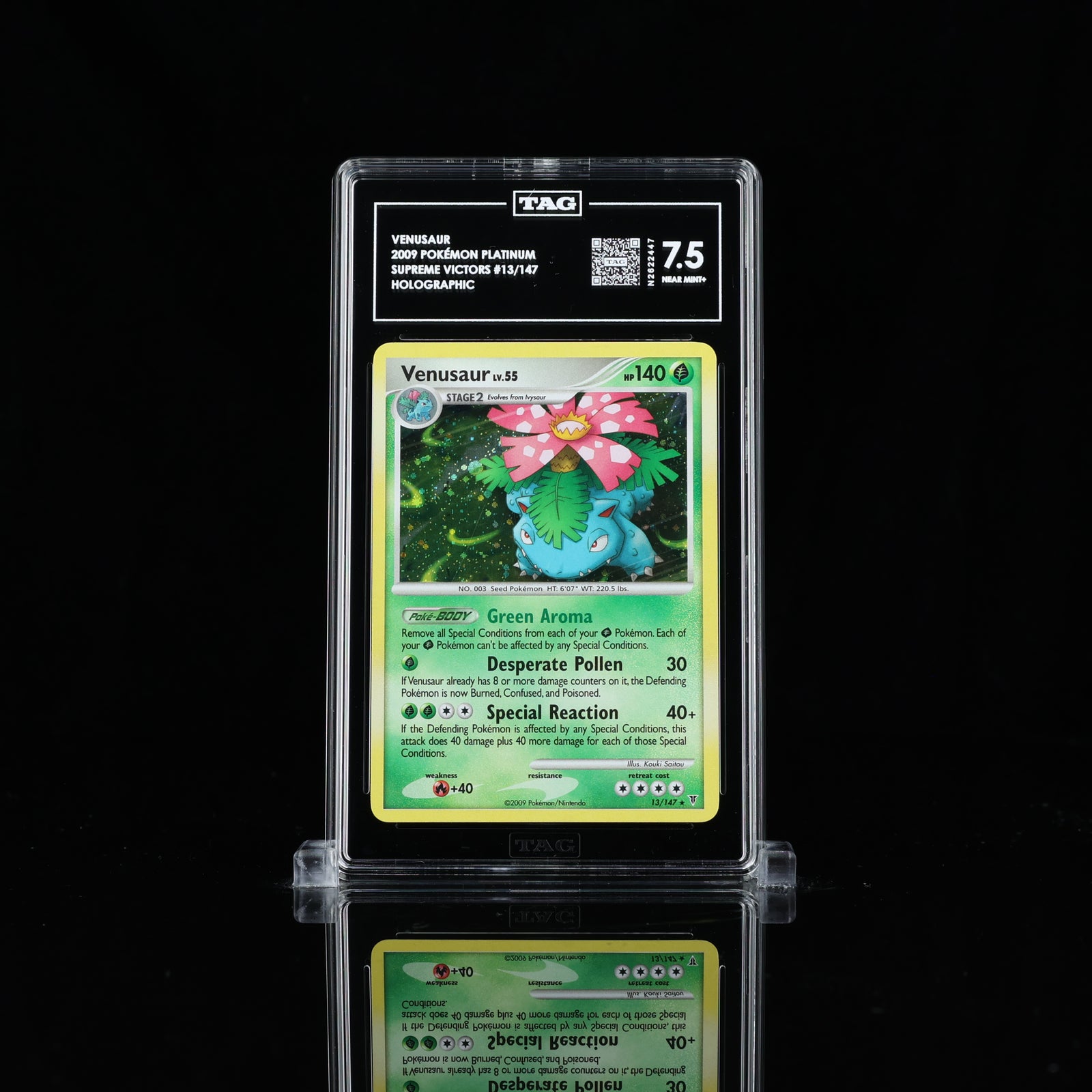 TAG 7.5 Venusaur #13 Pokémon platinum supreme victors (Cabinet)