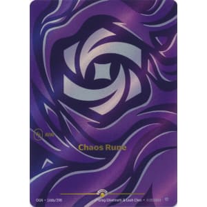 Chaos Rune (166b/298) - Riftbound Organized Play Promotional Cards Foil