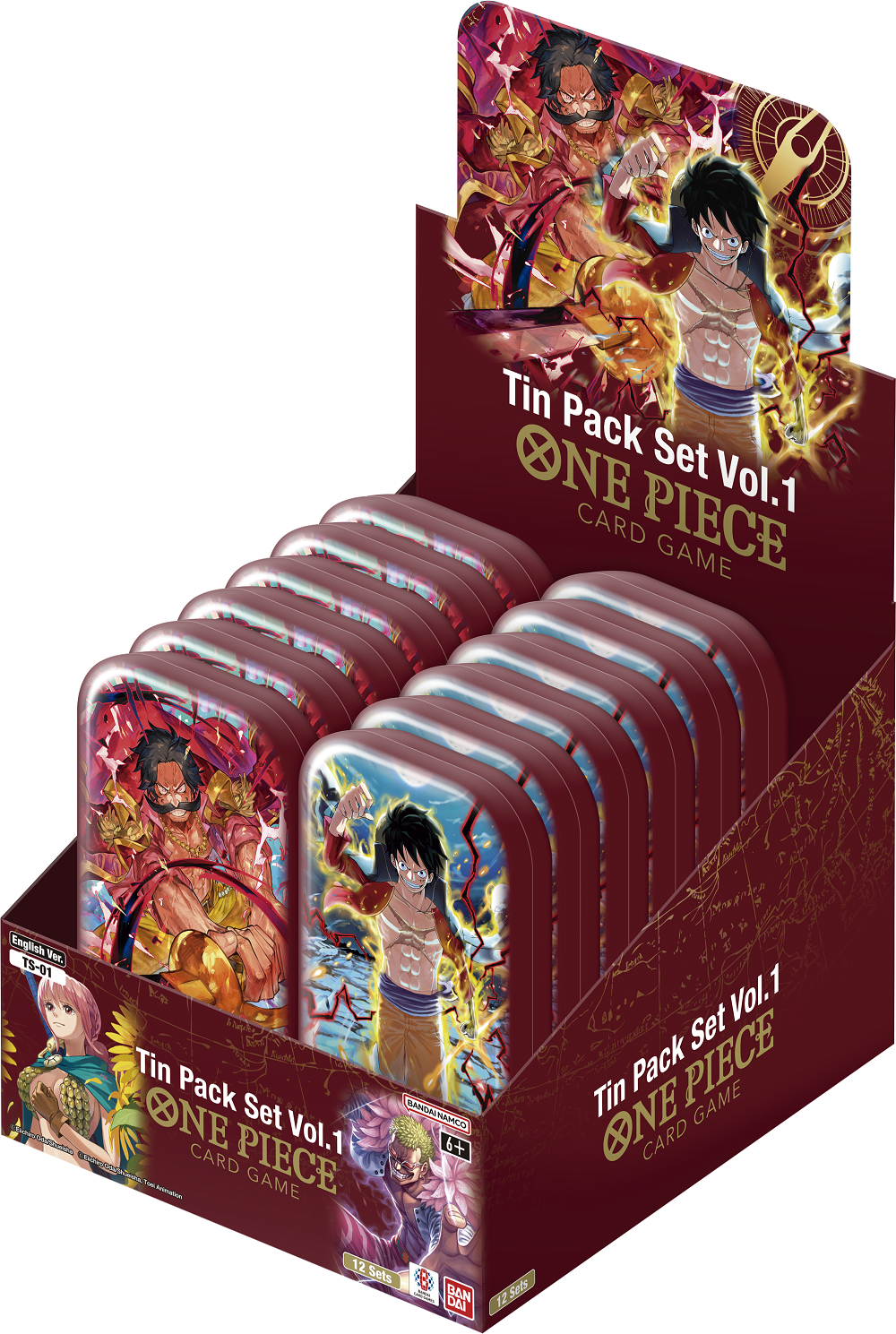 One Piece CG TS01 Tin Pack Vol 1 -1 tin - Limit 5