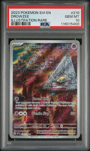 PSA 10 Drowzee #210 Scarlet & Violet (Cabinet)