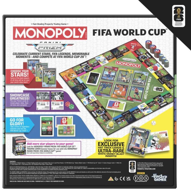 2026 Panini Prizm Soccer Monopoly Game