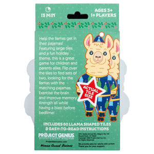 Llamas In Holiday Pajamas: Memory Card Game
