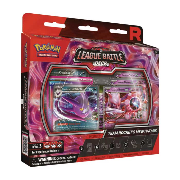 Pokémon Ex League Battle DK Team Rocket's Mewtwo Ex - Sealed Case of 6