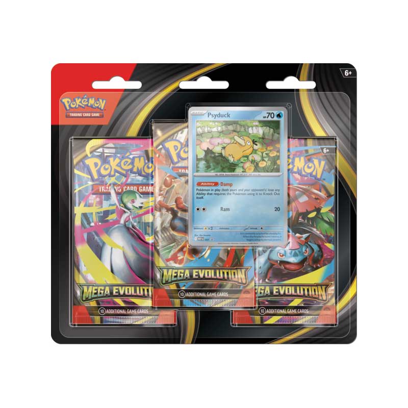 Pokemon ME01 Mega Evolution 3 Pk Blister (Golduck) LIM 3