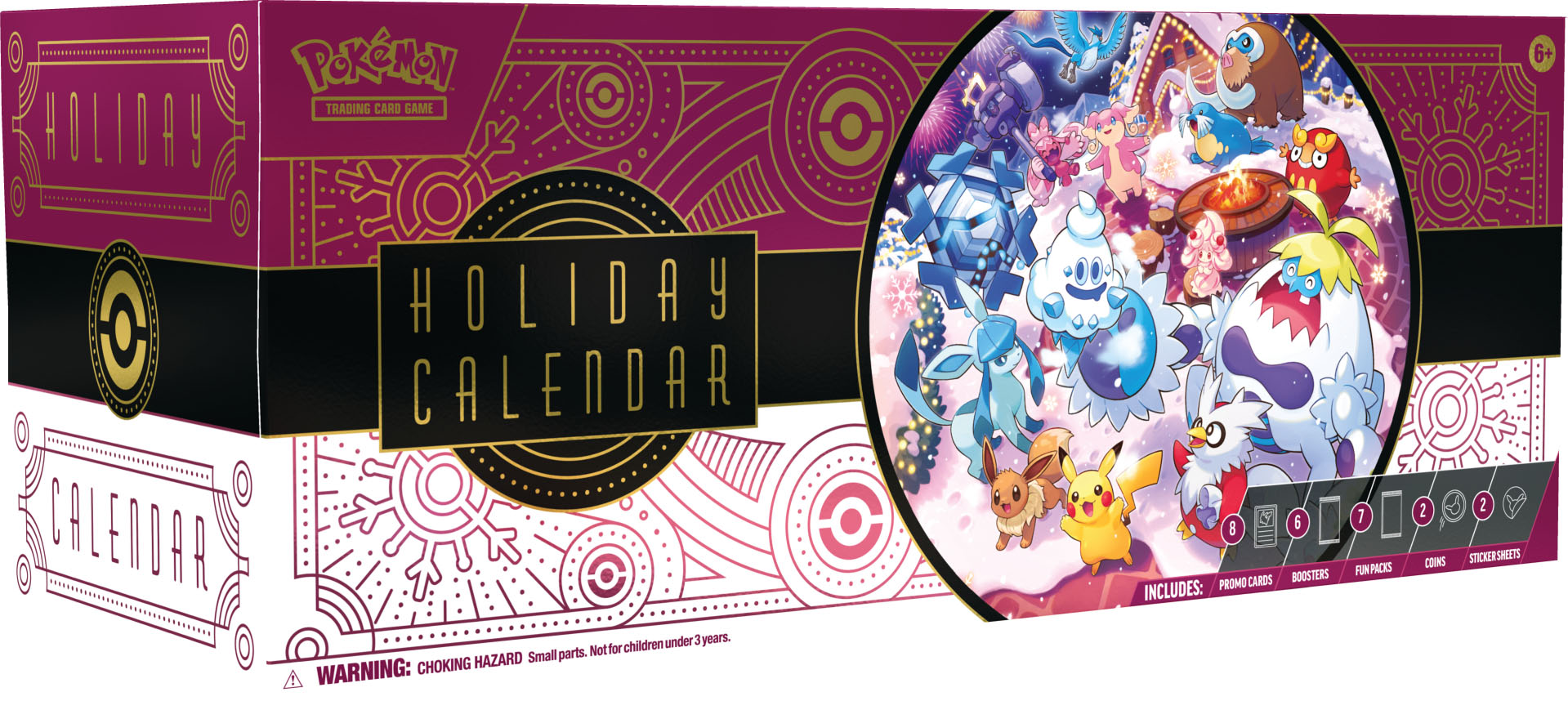 Pokemon Holiday Calendar 2025 Limit 6