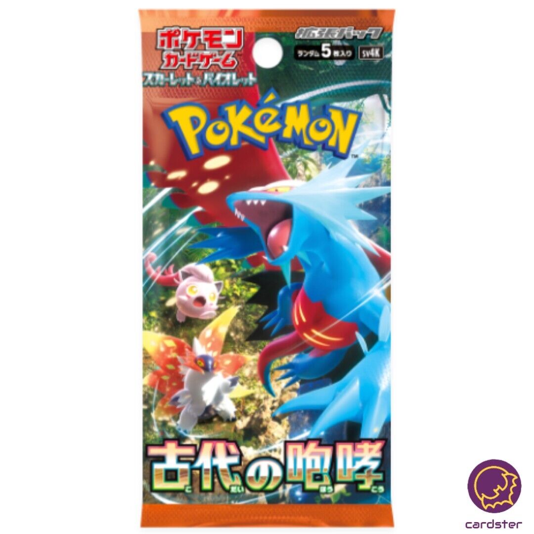 Pokémon SV4K Ancient Roar Booster Box Singles Japanese Limit 5