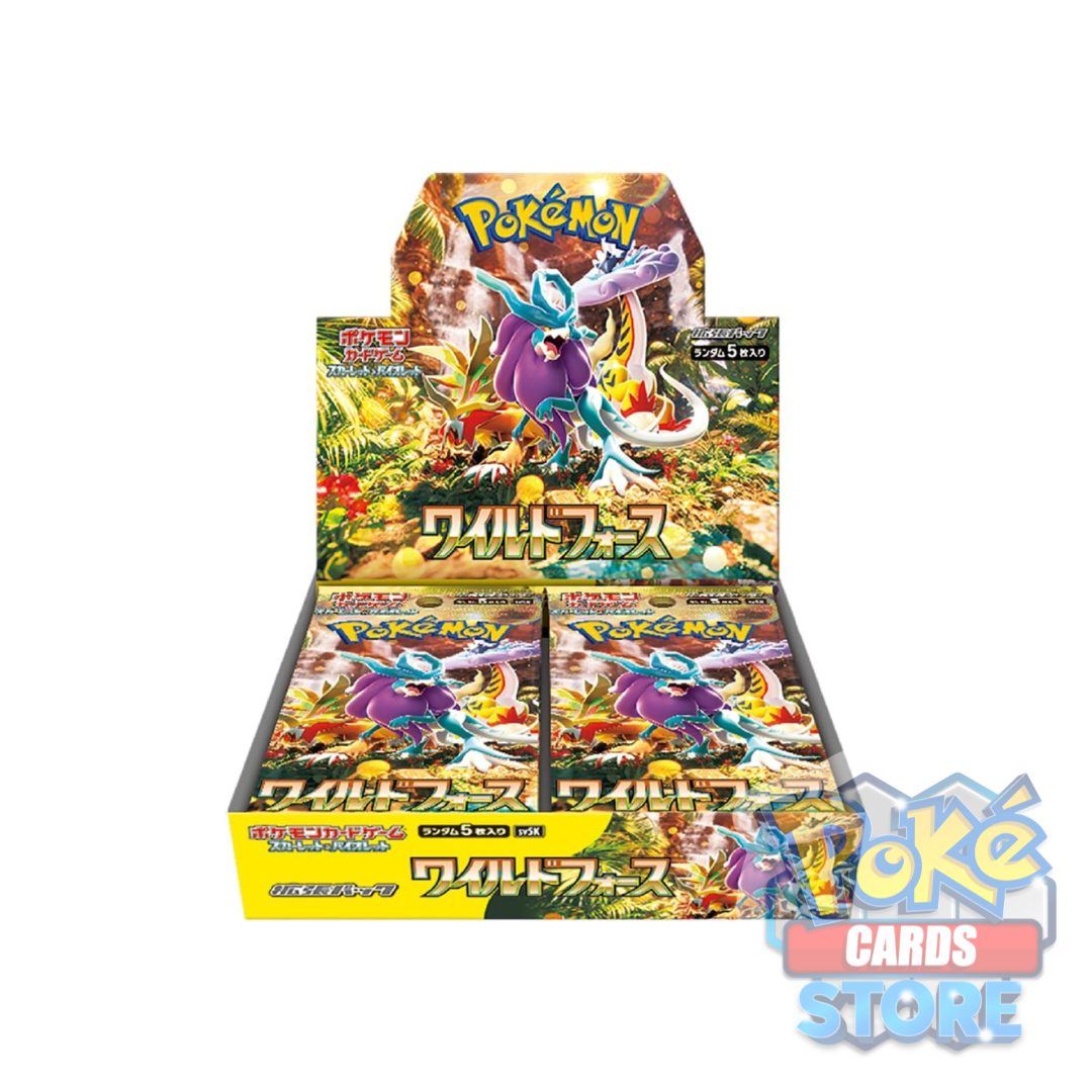 Pokémon SV5K Wild Force Booster Box Japanese Limit 1