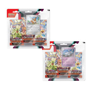 Pokémon SV 3 Obsidian Flames 3-pack Blister - Houndstone LIMIT 2