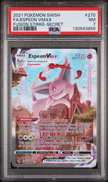 PSA 7 Espeon #270 Fusion Strike (Cabinet)