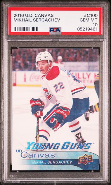 PSA 10 Mikhail Sergachev #C100 U.D. Canvas Young Guns