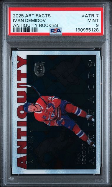 Ivan Demidov #ATR-7 2025 Upper Deck Artifacts Antiquity Rookies (Cabinet)
