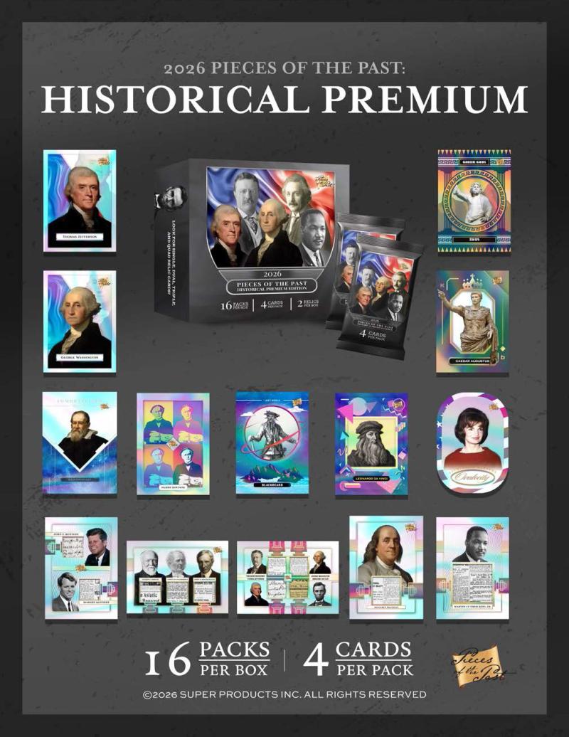 2026 Super Products Pieces Of The Past Historical (Premium Hobby)
