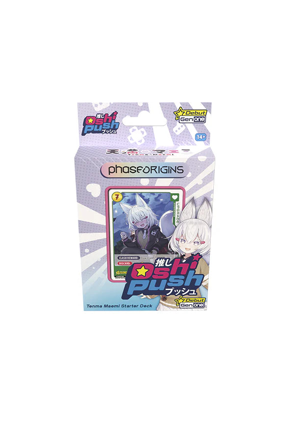 Oshi Push VTuber Card Game - Tenma Starter Deck