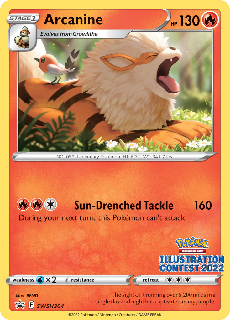 Arcanine (SWSH304)/307 Promo