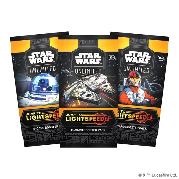 Star Wars: Unlimited: Jump to Lightspeed Booster Box Single Packs March 14, 2025