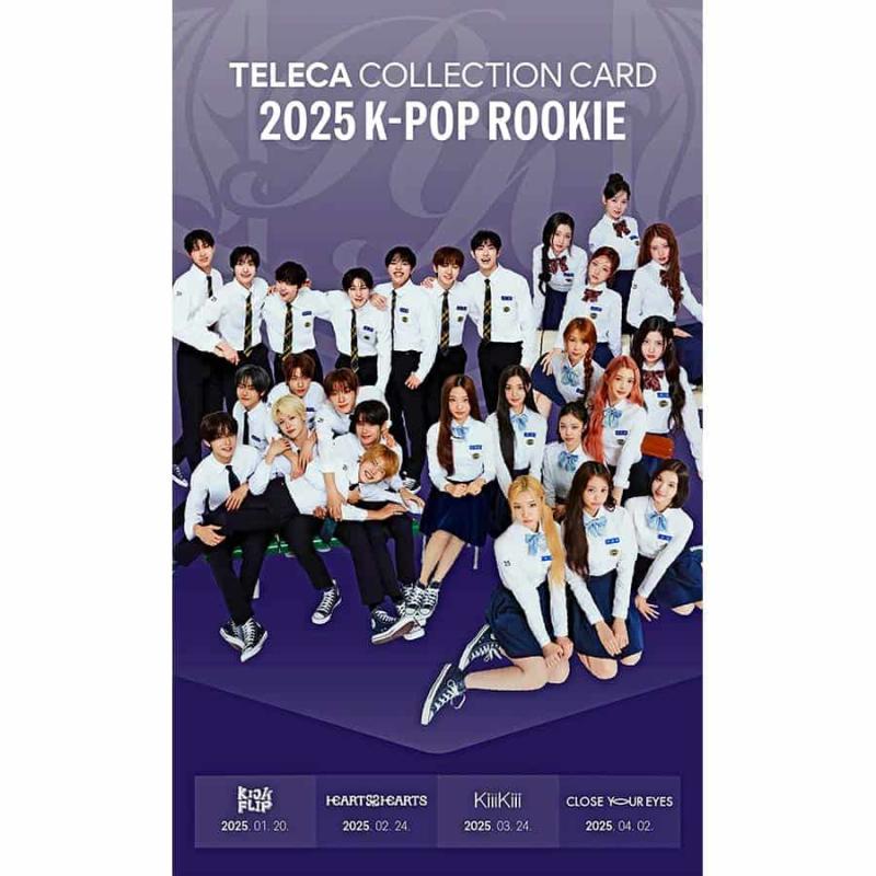 Teleca 2025 K-Pop Rookie Collection Cards