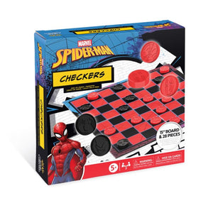 Spider-Man Marvel Checkers Set