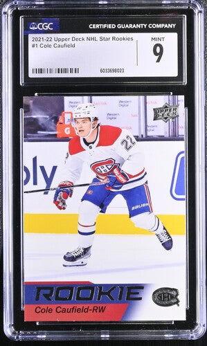 CGC 9 Cole caufield NHL star rookies #1