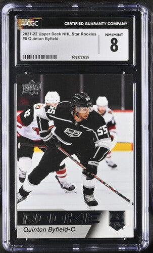 CGC 8 Quinton Byfield NHL Star Rookies #8