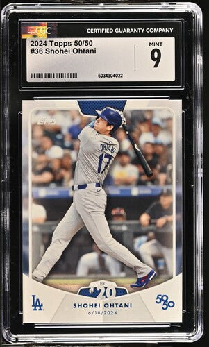 CGC 9 Shohei Ohtani Topps 50/50 #36