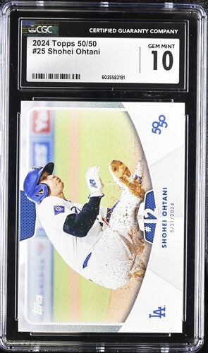 CGC 10 Shohei Ohtani #25 (Cabinet)