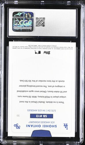 CGC 10 Shohei Ohtani #25 (Cabinet)
